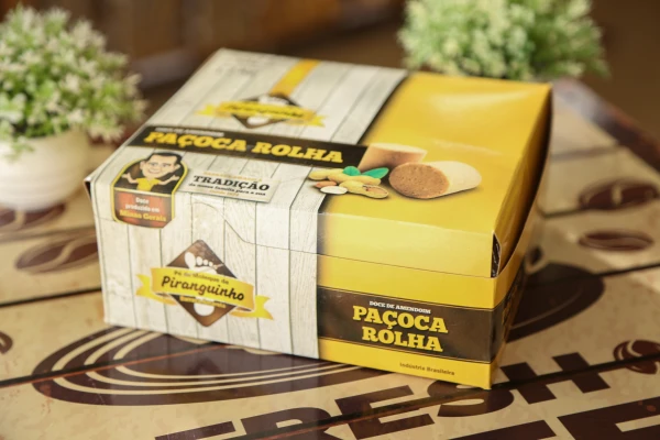 paçoca rolha barraca amarela pé de moleque piranguinho