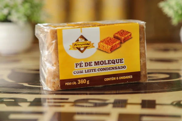 pé de moleque com leite condensado barraca amarela pé de moleque piranguinho