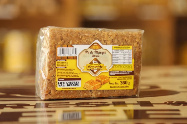 pé de moleque moído barraca amarela pé de moleque piranguinho